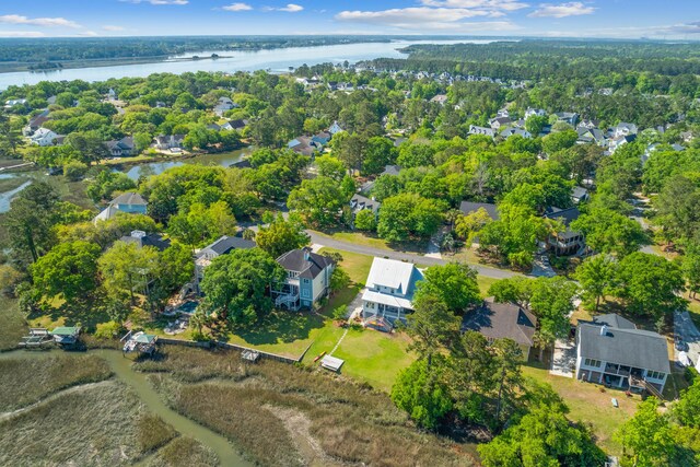 112 Berkshire Dr, Wando, SC 29492 - bird's eye view featuring a water view and a residential view