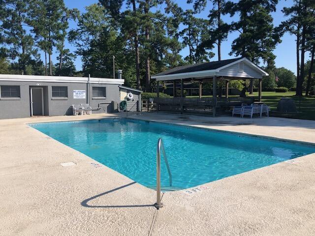 1205 Cypress Pointe Unit A205, Manning, SC 29102 - community pool with a gazebo and a patio area