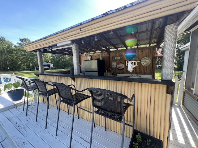 1173 Penny Creek Dr, Ruffin, SC 29475 - view of wooden deck