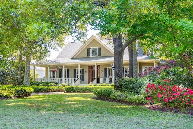 707 Royall Ave, Mount Pleasant, SC 29464 - farmhouse-style home featuring a porch and a front yard
