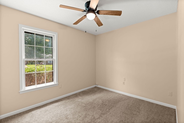8116 Long Shadow Ln, North Charleston, SC 29406 - carpeted spare room featuring baseboards and a ceiling fan