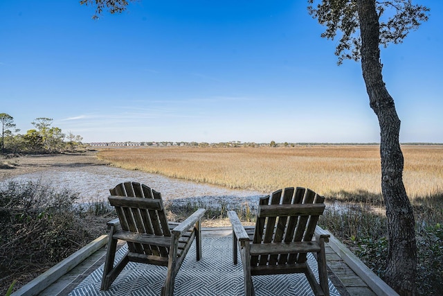 520 E Huron Ave, Folly Beach, SC 29439 - view of patio featuring a view of countryside