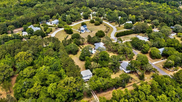 1976 Liberia Rd, Wadmalaw Island, SC 29487 - aerial view of property's location with a heavily wooded area