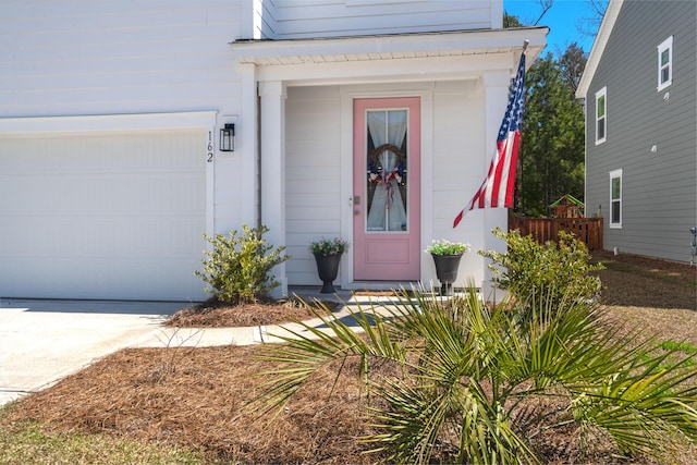 doorway to property featuring driveway