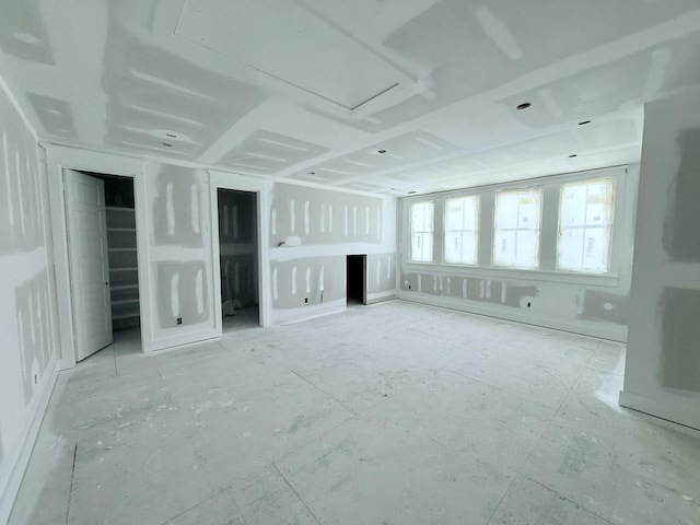 view of unfurnished living room