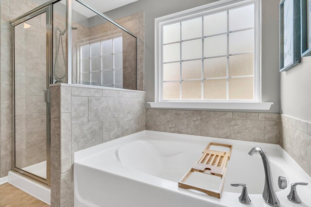 9829 English Elm St, Ladson, SC 29456 - full bath featuring a shower stall and a bath