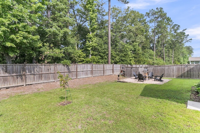 9829 English Elm St, Ladson, SC 29456 - view of yard with a fire pit
