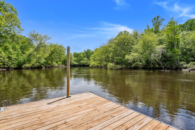 5653 Wire Rd, Branchville, SC 29432 - dock area with a water view