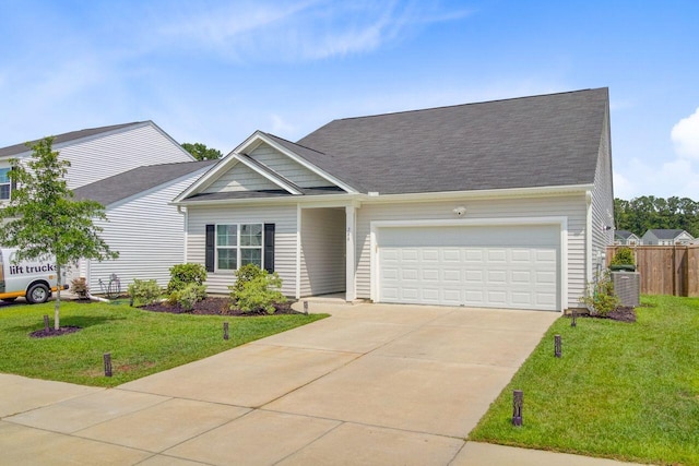 266 Torslanda Ln, Summerville, SC 29486 - view of front of house featuring a garage, driveway, and cooling unit