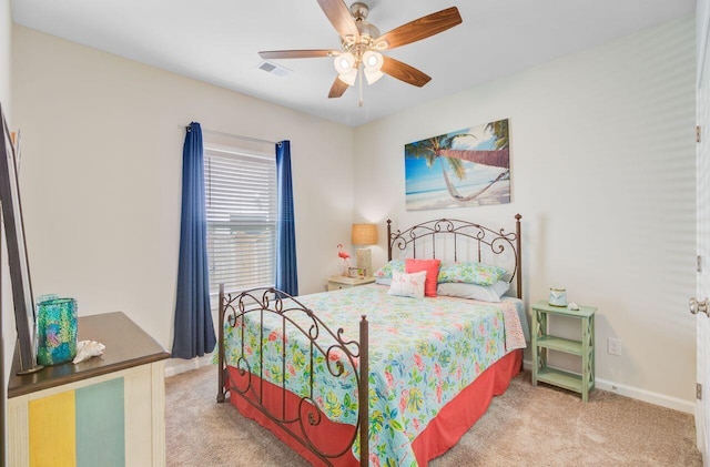 266 Torslanda Ln, Summerville, SC 29486 - carpeted bedroom featuring baseboards and ceiling fan