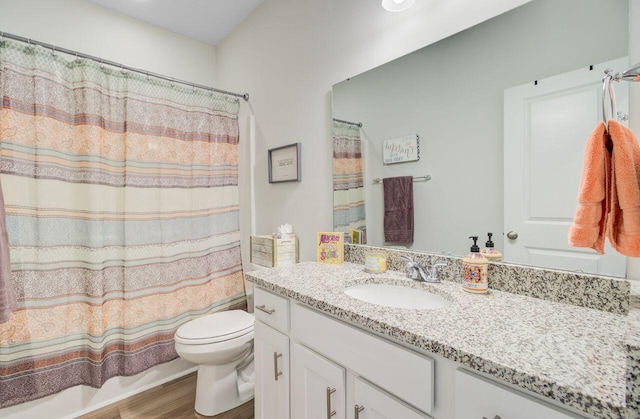 266 Torslanda Ln, Summerville, SC 29486 - full bath with vanity, toilet, and wood finished floors