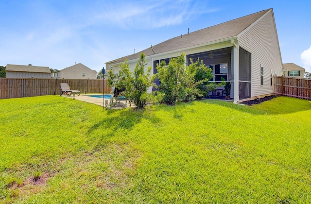 266 Torslanda Ln, Summerville, SC 29486 - view of yard featuring a sunroom and a patio
