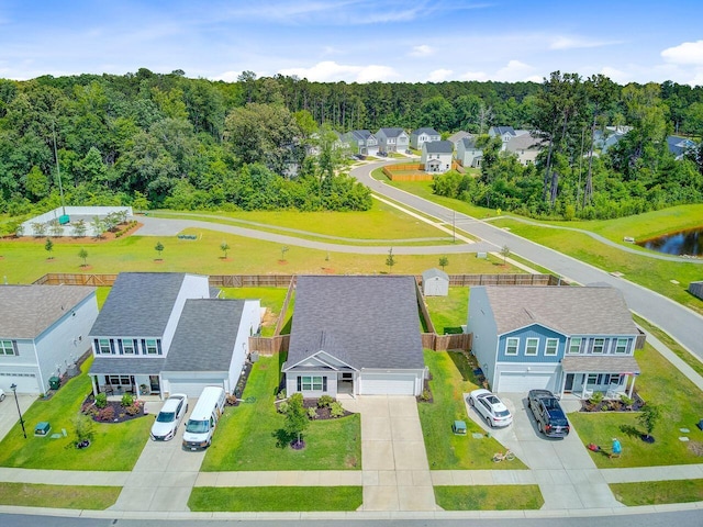 266 Torslanda Ln, Summerville, SC 29486 - aerial perspective of suburban area featuring a heavily wooded area