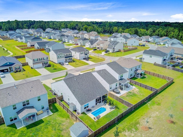 266 Torslanda Ln, Summerville, SC 29486 - aerial view of residential area featuring a pool area