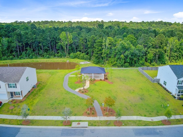 266 Torslanda Ln, Summerville, SC 29486 - drone / aerial view of a heavily wooded area