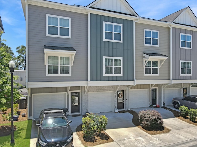 view of property featuring central AC unit