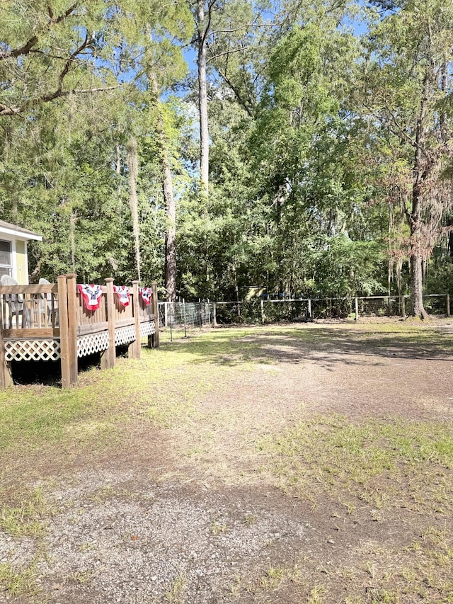 4589 Prices Bridge Ln, Walterboro, SC 29488 - view of yard featuring a deck