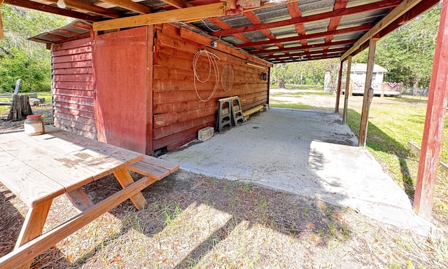 4589 Prices Bridge Ln, Walterboro, SC 29488 - view of patio with a carport