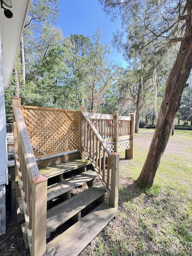 4589 Prices Bridge Ln, Walterboro, SC 29488 - wooden deck featuring stairway