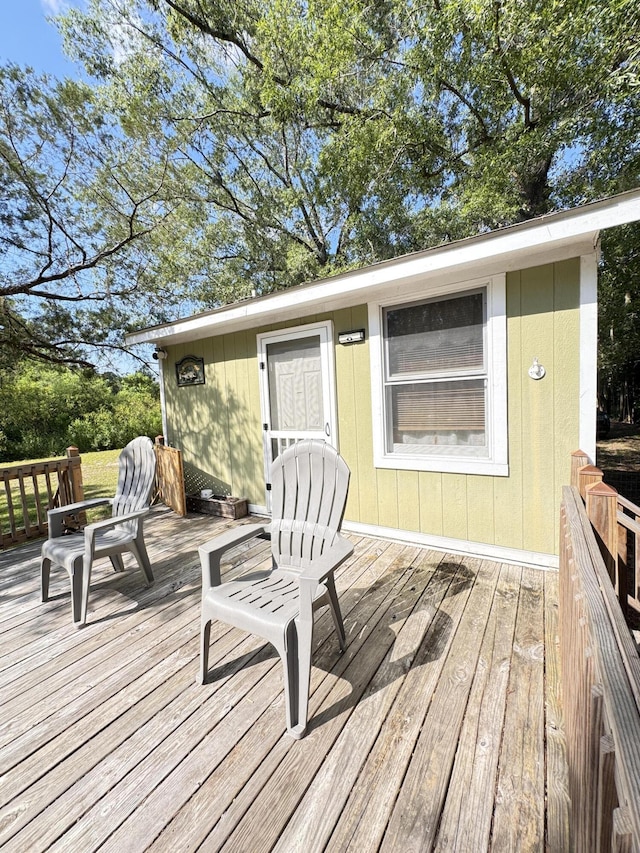 4589 Prices Bridge Ln, Walterboro, SC 29488 - view of wooden terrace