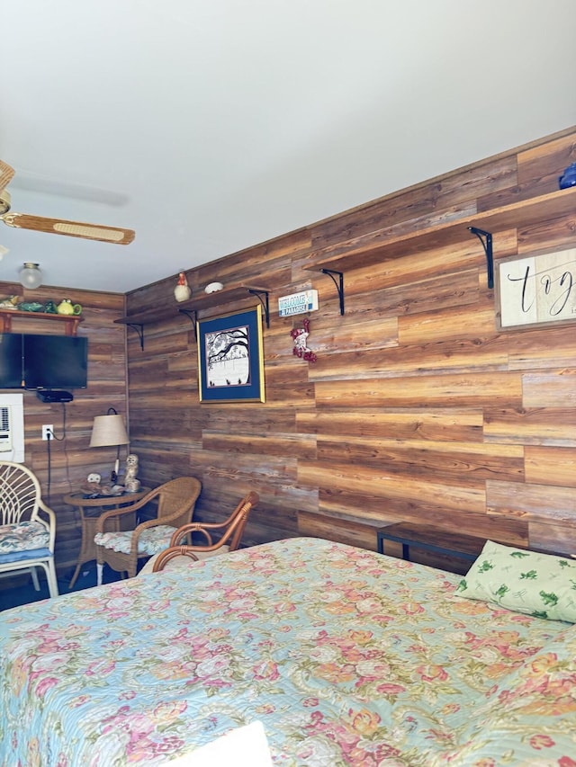 4589 Prices Bridge Ln, Walterboro, SC 29488 - bedroom with wooden walls