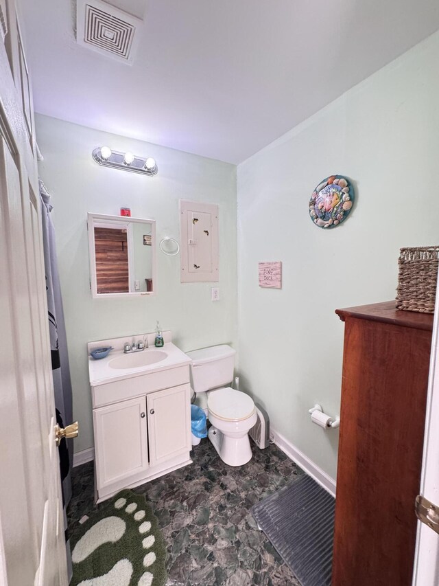 4589 Prices Bridge Ln, Walterboro, SC 29488 - bathroom featuring toilet and vanity