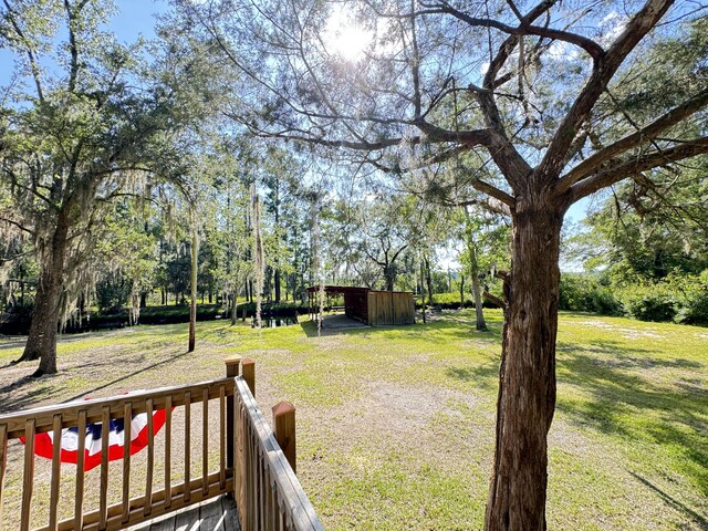 4589 Prices Bridge Ln, Walterboro, SC 29488 - view of green lawn with view of scattered trees
