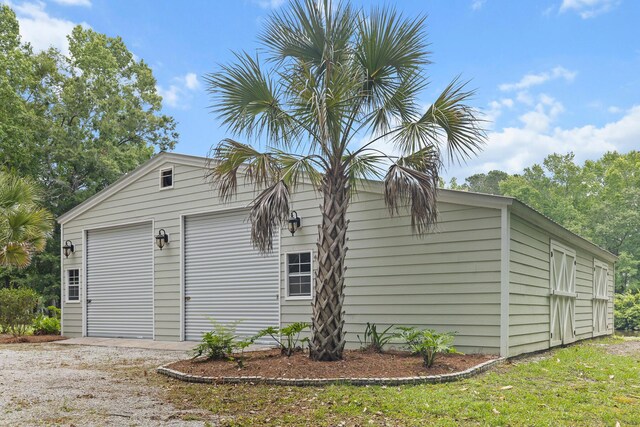 206 Chaussee Blvd, Summerville, SC 29483 - view of property exterior featuring a detached garage
