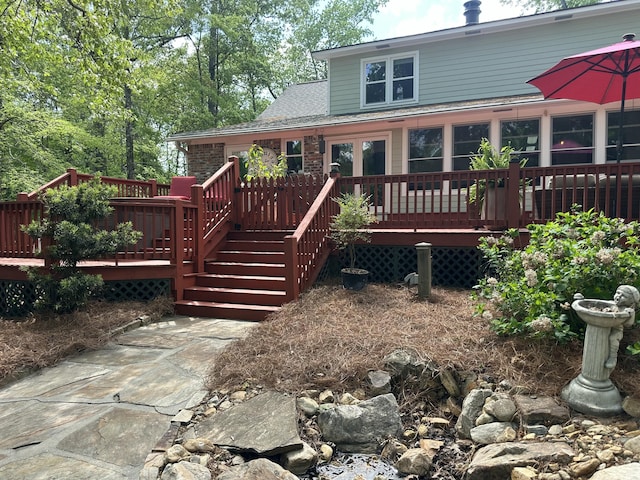206 Chaussee Blvd, Summerville, SC 29483 - rear view of property featuring a wooden deck