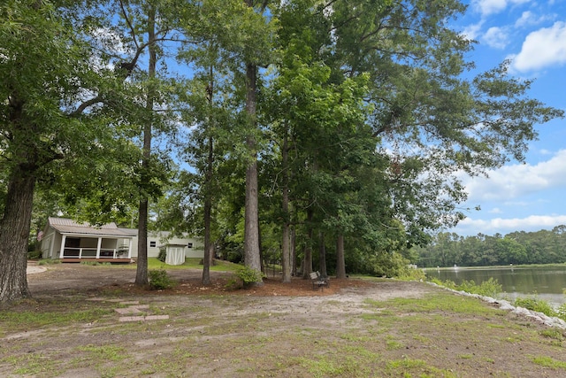 206 Chaussee Blvd, Summerville, SC 29483 - view of yard featuring a water view and a wooded view