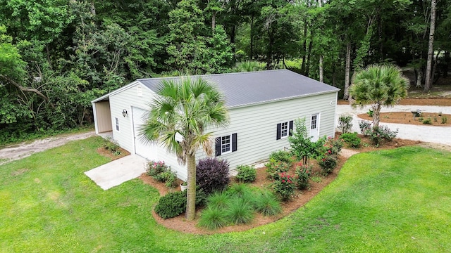 206 Chaussee Blvd, Summerville, SC 29483 - view of side of property featuring a lawn and metal roof