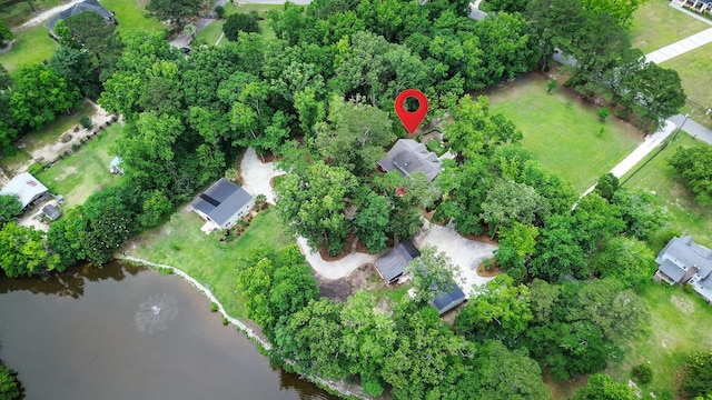 206 Chaussee Blvd, Summerville, SC 29483 - aerial overview of property's location with a nearby body of water