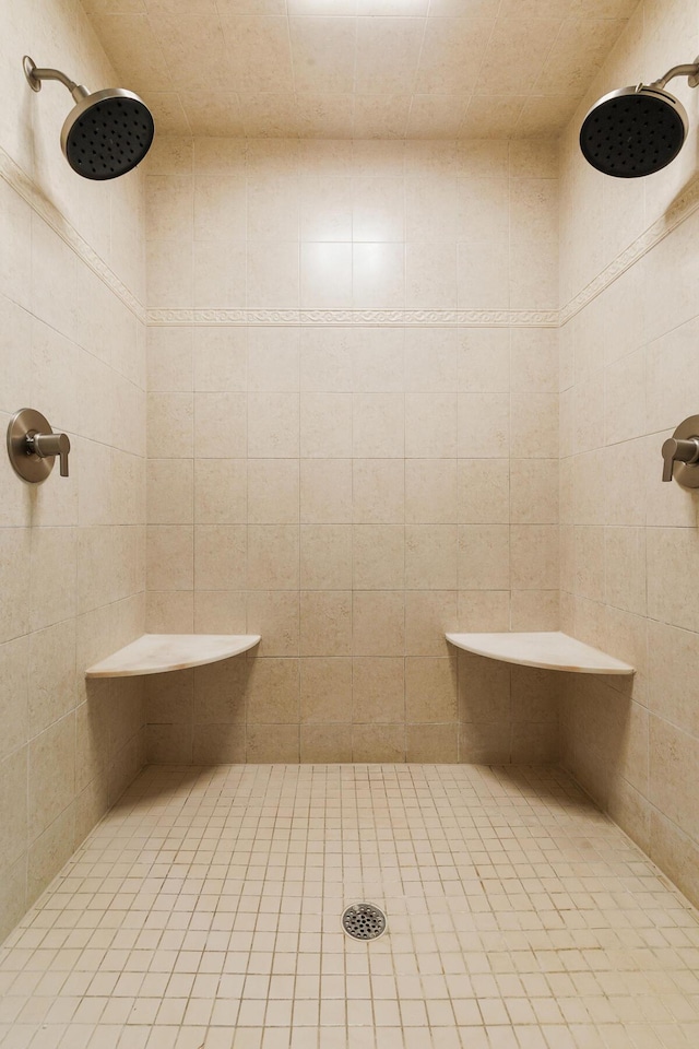 206 Chaussee Blvd, Summerville, SC 29483 - full bath with tiled shower and tile patterned flooring