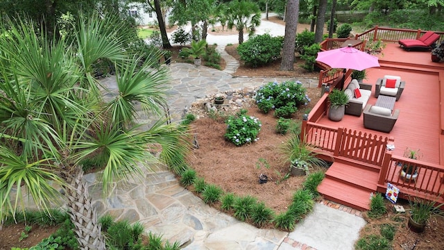 206 Chaussee Blvd, Summerville, SC 29483 - view of yard featuring a deck