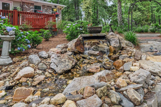 206 Chaussee Blvd, Summerville, SC 29483 - view of yard with a deck