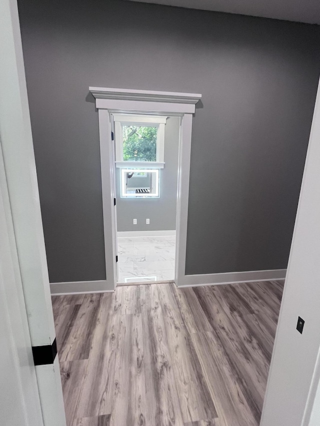 interior space featuring hardwood / wood-style floors