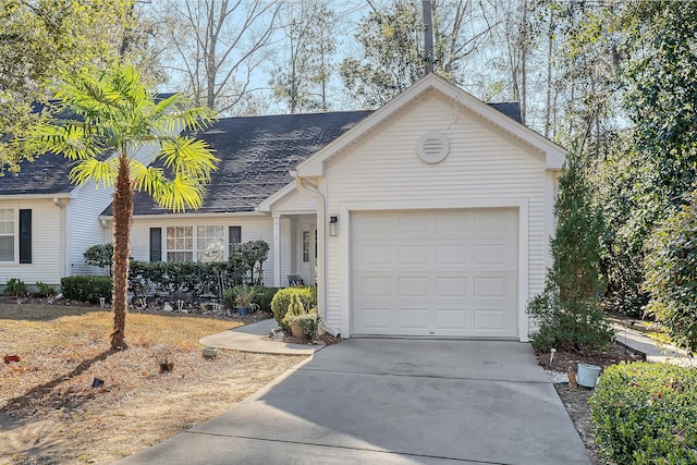 ranch-style house with a garage