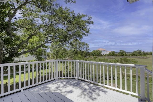 633 Stono Edge Dr, Charleston, SC 29412 - wooden deck with a yard