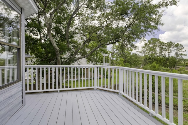 633 Stono Edge Dr, Charleston, SC 29412 - view of wooden deck