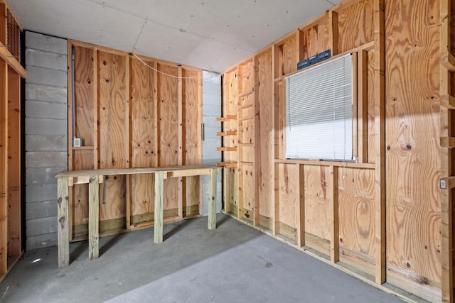 633 Stono Edge Dr, Charleston, SC 29412 - miscellaneous room with unfinished concrete flooring