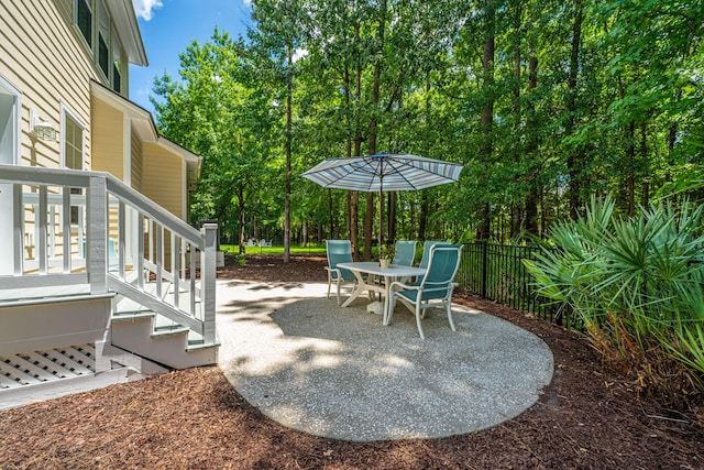 1721 Wellstead St, Mount Pleasant, SC 29466 - view of patio with outdoor dining area