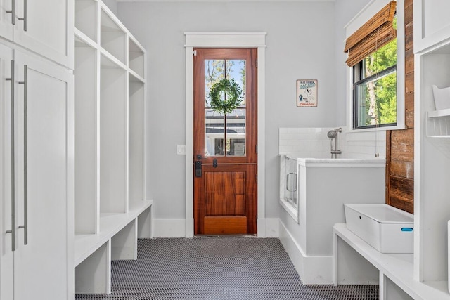 view of mudroom