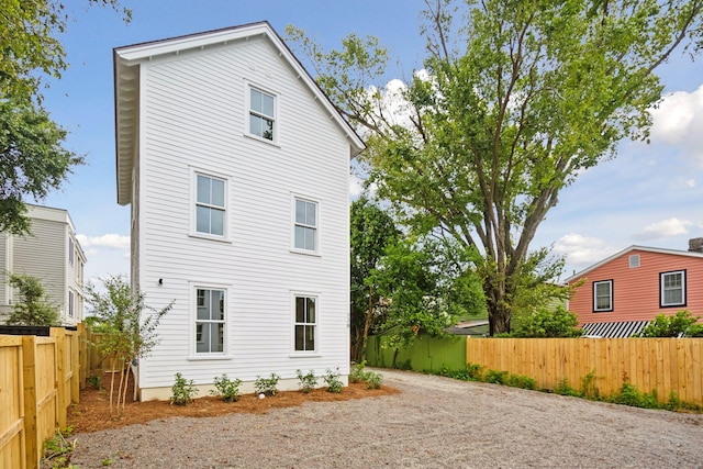 view of back of property