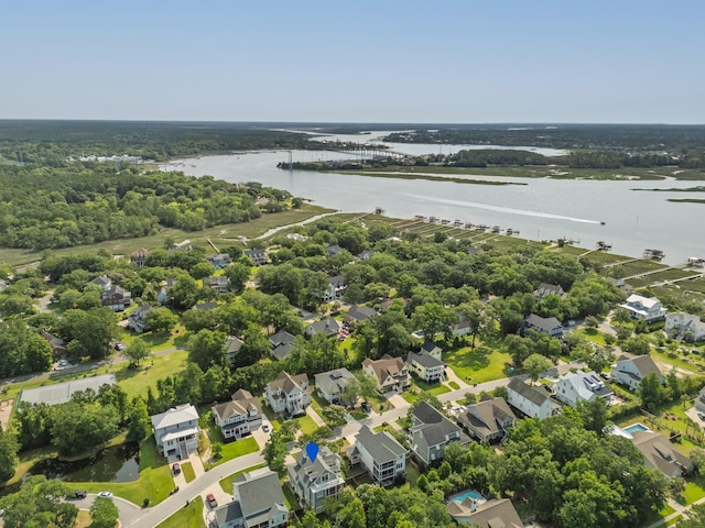 133 Wando Reach Rd, Wando, SC 29492 - aerial perspective of suburban area with a large body of water