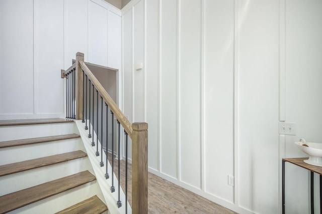 743 Redbud Ln, Summerville, SC 29486 - stairs featuring wood finished floors