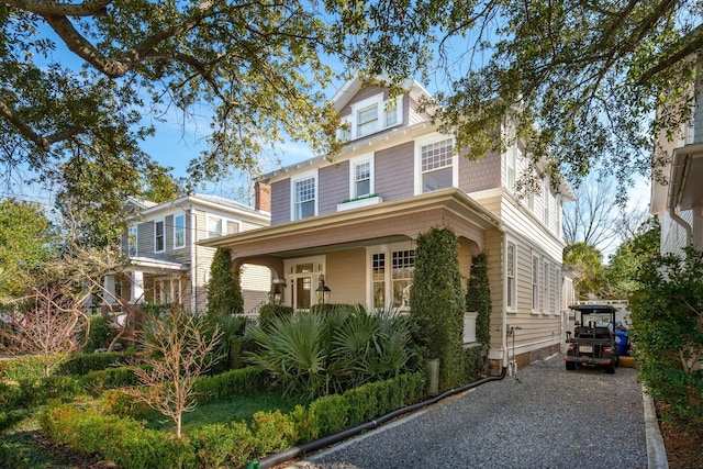 view of front of home