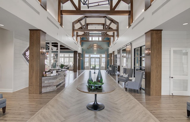 view of community lobby