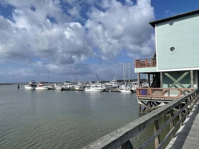 dock with a water view