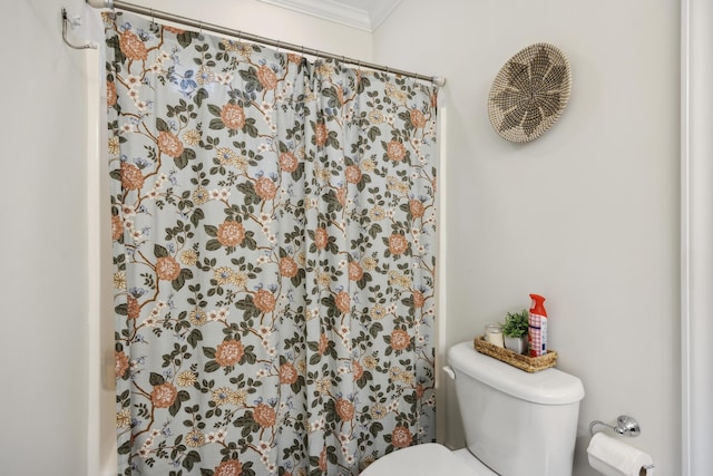 3221 Johnstowne St, Johns Island, SC 29455 - full bath featuring ornamental molding and curtained shower