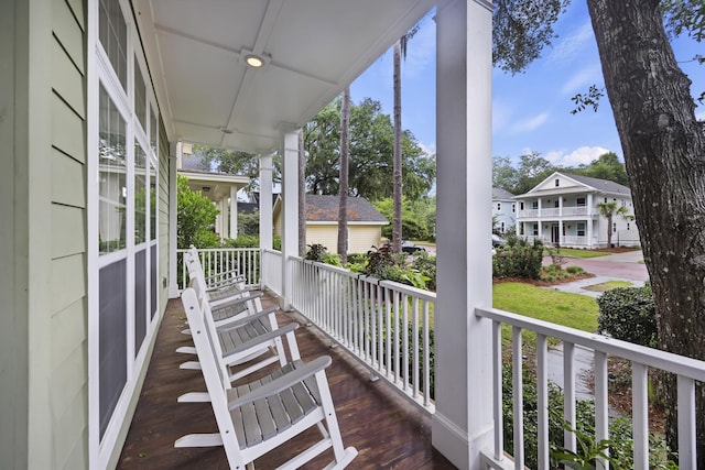 3221 Johnstowne St, Johns Island, SC 29455 - porch with a residential view